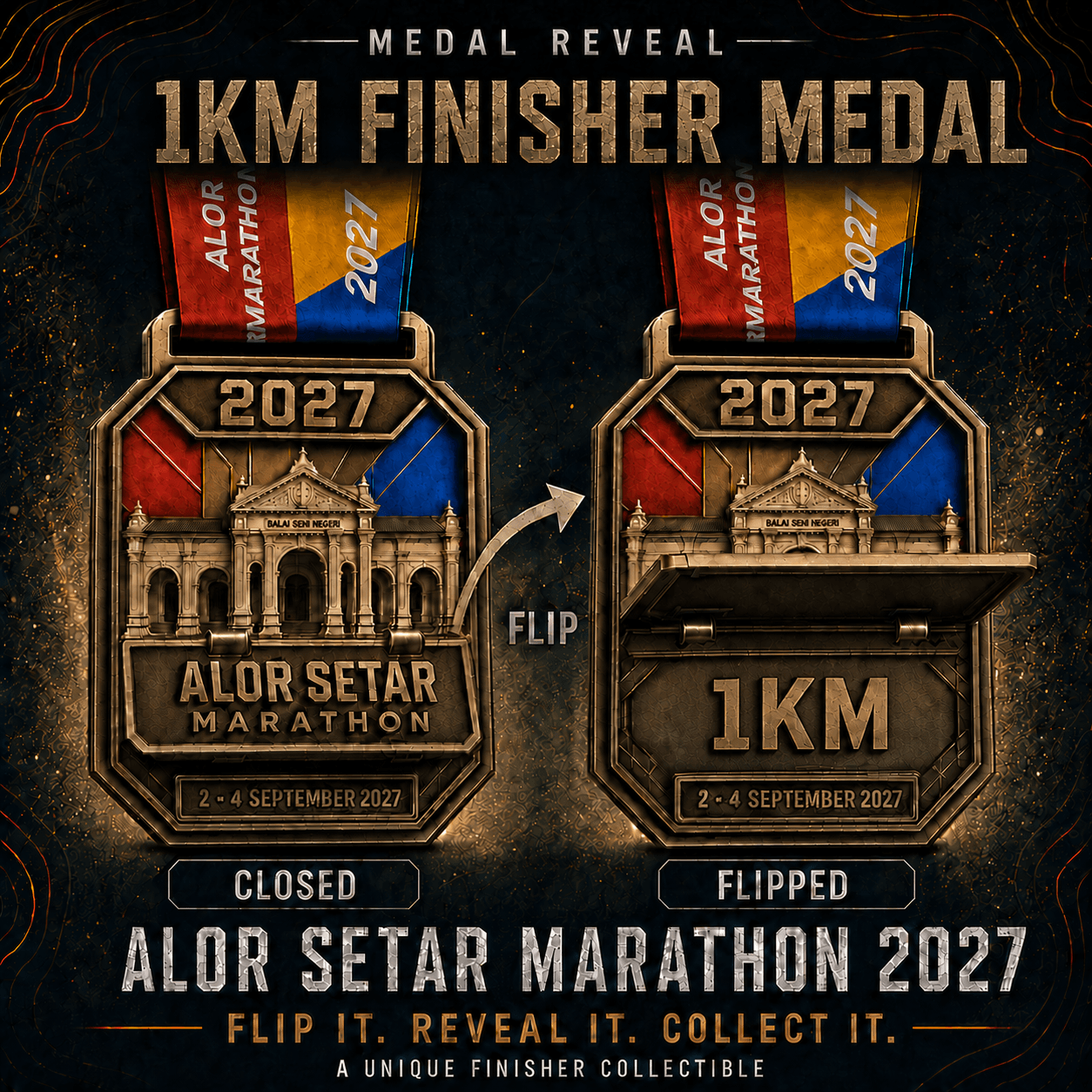 FINISHER MEDAL 1KM