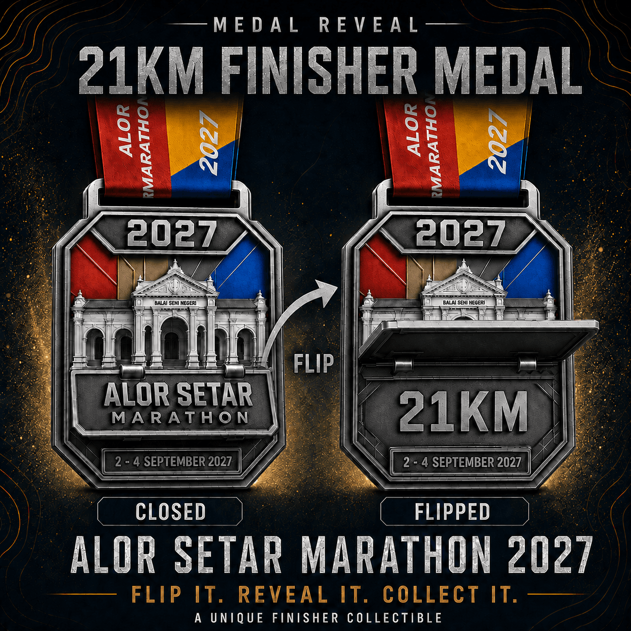 FINISHER MEDAL 21KM