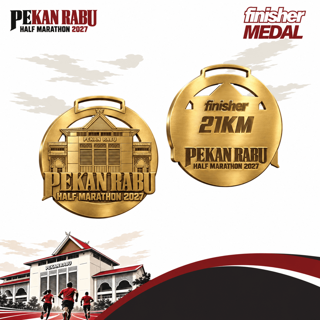 FINISHER MEDAL 21KM